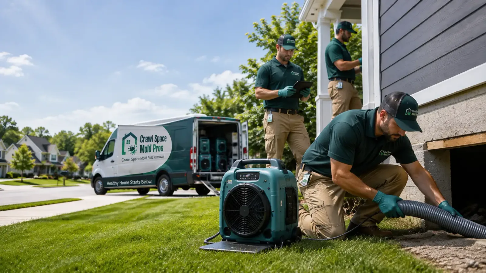 Crawl Space Mold Removal in Medora, ND